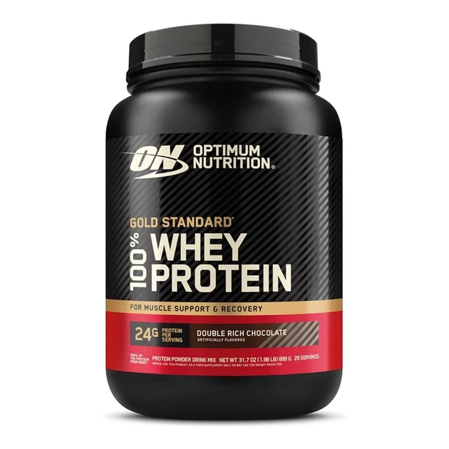 Протеїн ізолят Gold Standard 100% Whey 768 г Extreme Milk Chocolate для набору м'язової маси - Фото 1 Протеїн ізолят Gold Standard 100% Whey 768 г Extreme Milk Chocolate для набору м'язової маси - зображення 1