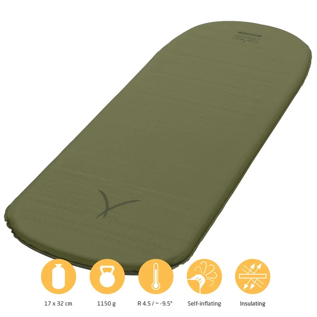 Килимок самонадувний Grand Canyon Hattan 5.0 L 198x63x5 см Nutria Brown - зображення 2