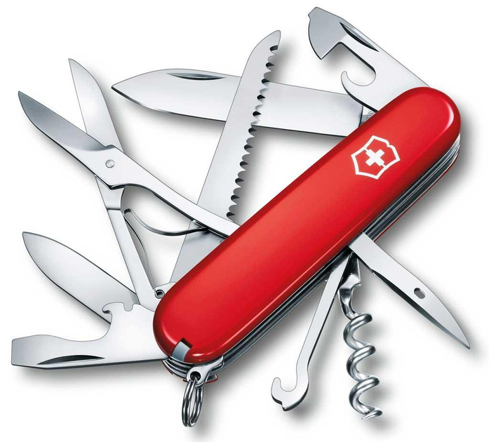 Багатофункціональний ніж Victorinox Huntsman 1.3713 червоний - зображення 1