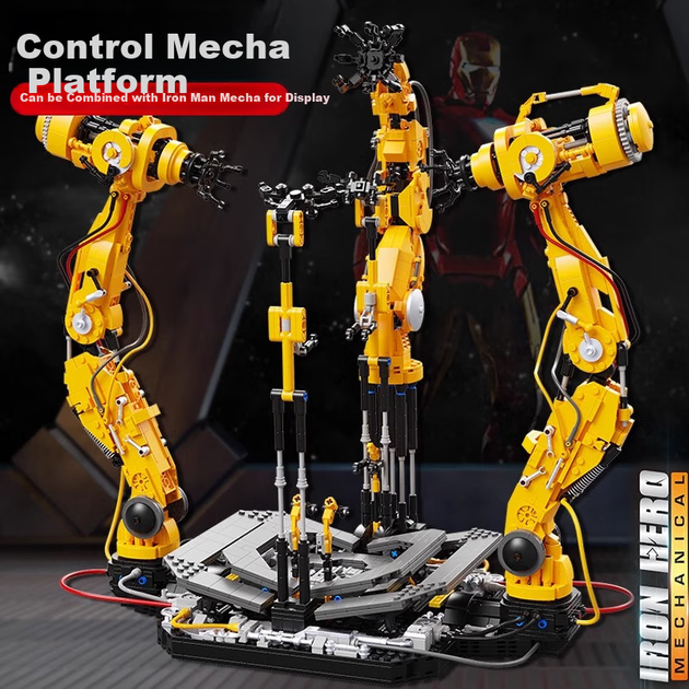 Конструктор Union Creative MECHA Розбиральна платформа Залізної людини 3062 деталей - Фото 3 Конструктор Union Creative MECHA Розбиральна платформа Залізної людини 3062 деталей - зображення 3