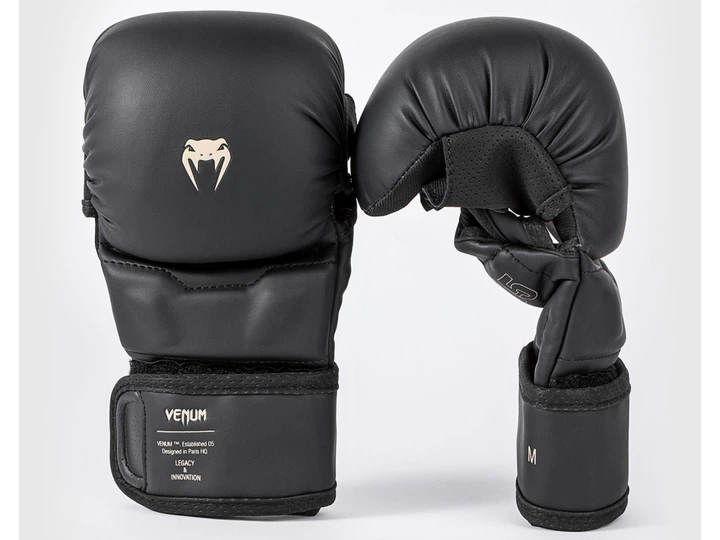 Рукавички для ММА VENUM Impact Evo Sparring MMA M чорний (6105) - зображення 2