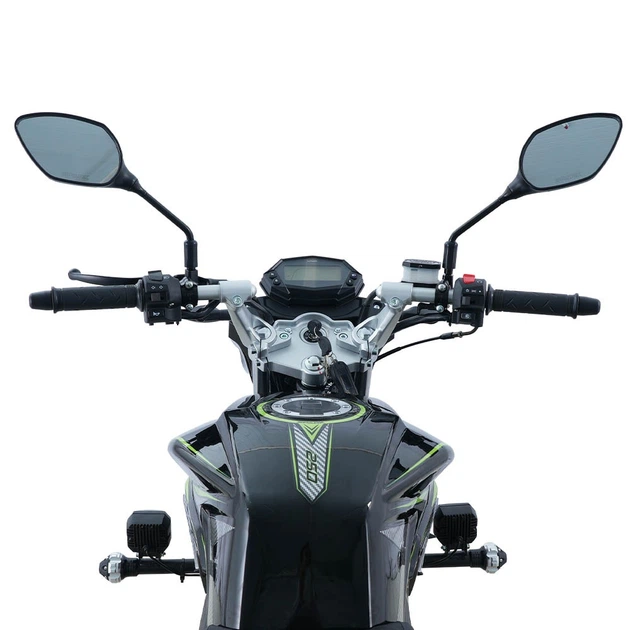 Мотоцикл Spark SP250R-47 (Заводская упаковка) (Черный с зеленым) - изображение 7