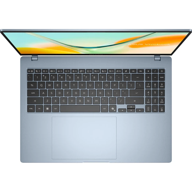 Ноутбук ASUS Vivobook S16 OLED S5608QA-U3375W, Snapdragon X X1-26-100 до 2.98 ГГц, 16" WUXGA, 16 ГБ, SSD 256 ГБ, Qualcomm Adreno, Windows 11 Home - Фото 3 Ноутбук ASUS Vivobook S16 OLED S5608QA-U3375W, Snapdragon X X1-26-100 до 2.98 ГГц, 16" WUXGA, 16 ГБ, SSD 256 ГБ, Qualcomm Adreno, Windows 11 Home - зображення 3