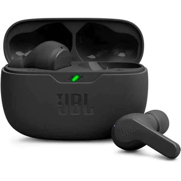 Навушники JBL Wave Beam Black (JBLWBEAMBLK) - Фото 1 Навушники JBL Wave Beam Black (JBLWBEAMBLK) - изображение 1