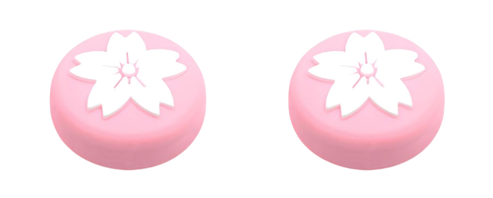 Накладки на стіки для Nintendo Switch Flower Pink - Фото 1 Накладки на стіки для Nintendo Switch Flower Pink - зображення 1