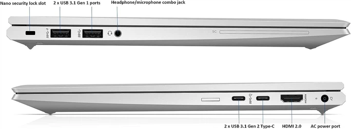 Ноутбук HP EliteBook 845 G7 Ryzen 3 PRO 4450U/16GB/512GB/FullHD/14"Win11Pro - Refurbished - Фото 4 Ноутбук HP EliteBook 845 G7 Ryzen 3 PRO 4450U/16GB/512GB/FullHD/14"Win11Pro - Refurbished - изображение 4