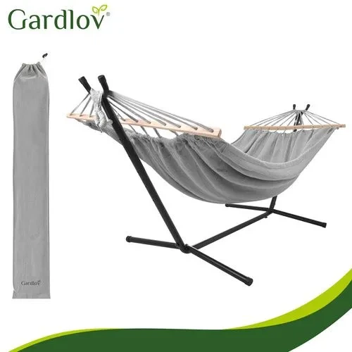 Гамак на сталевому стелажі Gardlov 200x150 см , до 250 кг - изображение 4