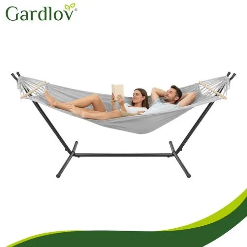 Гамак на сталевому стелажі Gardlov 200x150 см , до 250 кг - изображение 6