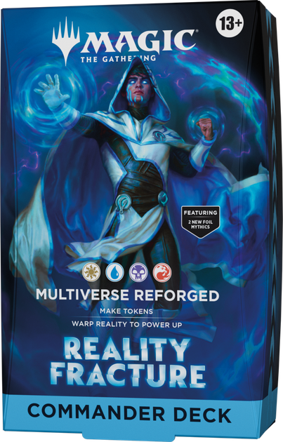 Dodatek Wizards of the Coast Magic the Gathering Reality Fracture - Commander Deck - Multiverse Reforged - Display 4 szt (ZES195166337265) - obraz 3