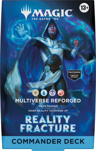 Dodatek Wizards of the Coast Magic the Gathering Reality Fracture - Commander Deck - Multiverse Reforged - Display 4 szt (ZES195166337265) - obraz 2