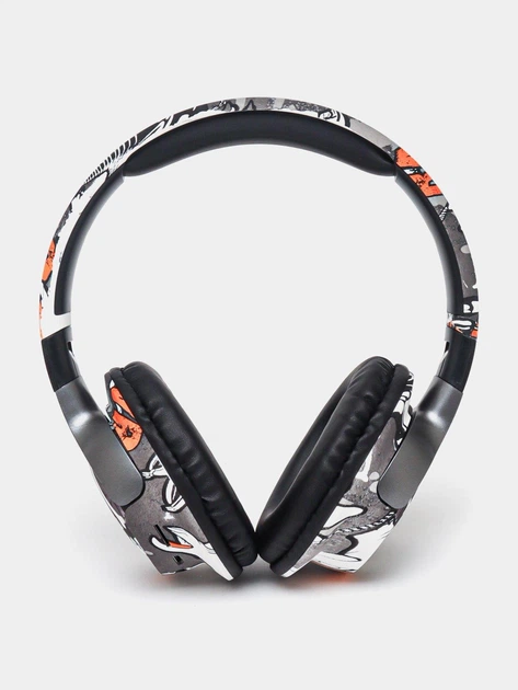 Безпроводные наушники 1000 BT Grey-orange - Фото 4 Безпроводные наушники 1000 BT Grey-orange - изображение 4