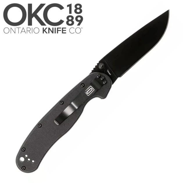 Ніж складаний Ontario RAT I AUS-8 BB Black - изображение 2