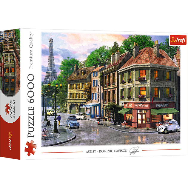 Puzzle Trefl Ulica w Paryżu 6000 elementów (TFL-65001) (5900511650013) - obraz 2