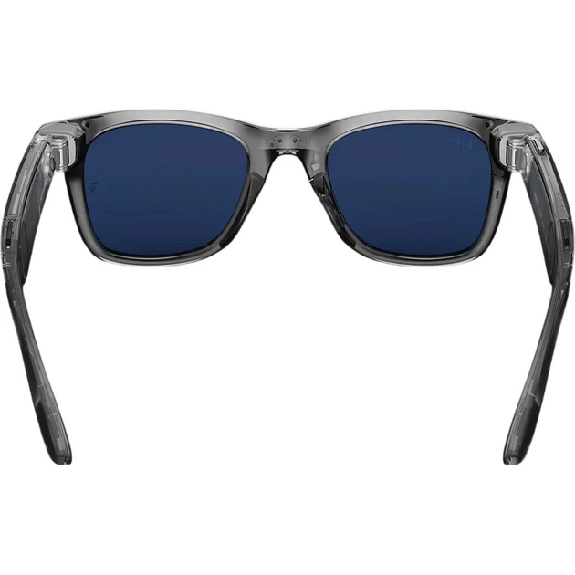 Смарт-очки Ray-Ban Meta Wayfarer Gen 2 Large Shiny Transparent Grey Frame/Clear to Sapphire Transitions Lens (RW4012 6840MF 53-22) [172171] - изображение 2
