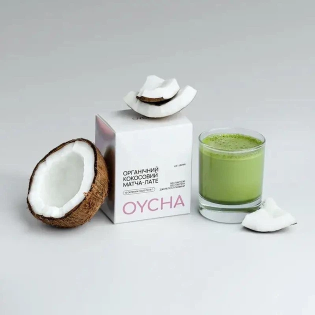 Кокосовая матча-лате Oycha Nanzan в саше 10×18 г - изображение 2