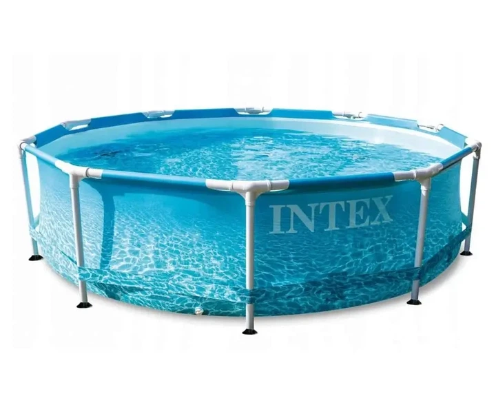 Каркасний круглий басейн Intex 28206 305×76 см 4485 л сімейний басейн для дачі (02k12p082) - изображение 2