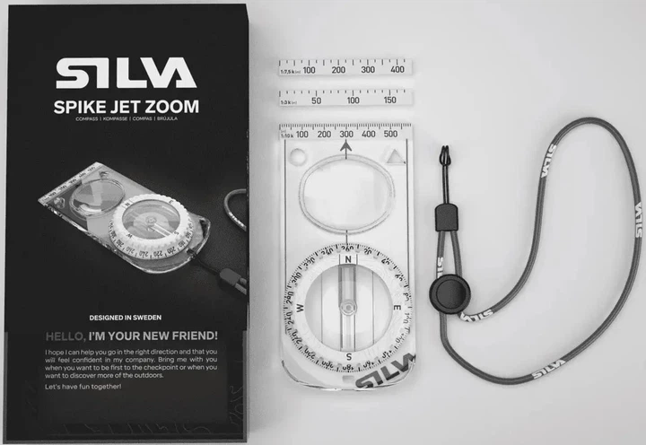 Компас Silva Spike Jet Zoom профессиональный для ориентирования с линзой, 360°, 6 масштабов - изображение 8