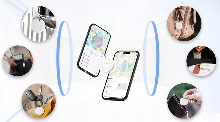 Lokalizator Bluetooth MiLi MiTag DUO Tracker lokalizacyjny dla Androida i Apple Biały (6938012334865) - Zdjęcie 2 Lokalizator Bluetooth MiLi MiTag DUO Tracker lokalizacyjny dla Androida i Apple Biały (6938012334865) - obraz 2