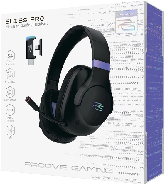 Наушники Proove Gaming Bliss Pro (APP) Black - Фото 14 Наушники Proove Gaming Bliss Pro (APP) Black - изображение 14