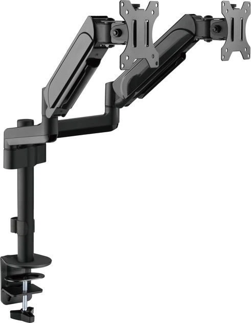 Настольное крепление для двух мониторов OfficePro MA722B 17-32" 1-9 кг Black - Фото 6 Настольное крепление для двух мониторов OfficePro MA722B 17-32" 1-9 кг Black - изображение 6