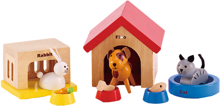 Деревянный игровой набор Hape Домашние животные (E3455) (6943478004535) - Фото 1 Деревянный игровой набор Hape Домашние животные (E3455) (6943478004535) - изображение 1