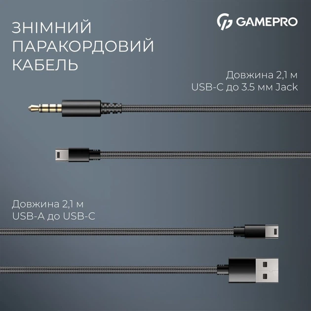 Гарнітура GamePro Asgard Freya Black (HS145B) - зображення 10