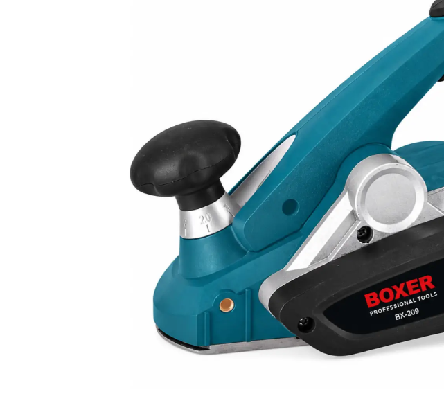 Электрорубанок BOXER BX209 1950 Вт 82 мм с регулировкой глубины строгания системой отвода пыли и скоростью 16000 об мин для обработки древесины - Фото 7 Электрорубанок BOXER BX209 1950 Вт 82 мм с регулировкой глубины строгания системой отвода пыли и скоростью 16000 об мин для обработки древесины - изображение 7
