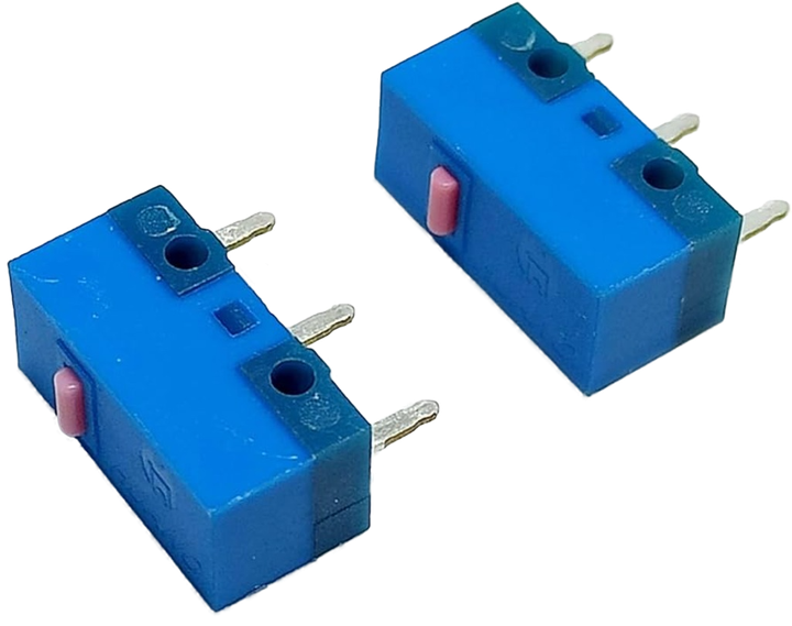 Мікроперемикач для миші Huano Blue Shell Pink Dot 80M 2 шт - изображение 7