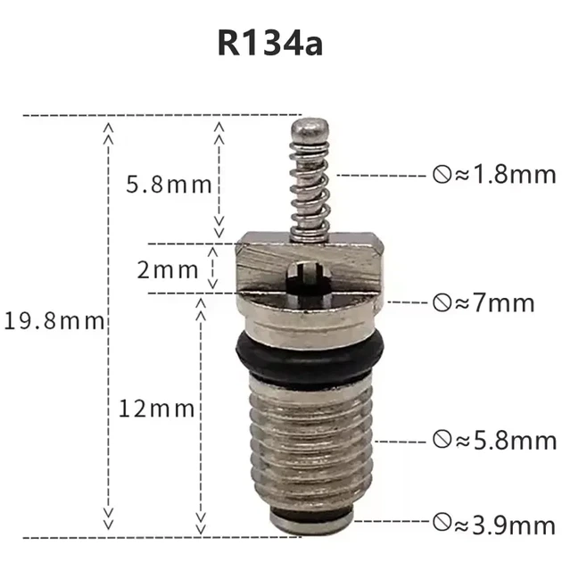 Золотнік кондиціонера M6 Toyota, Nissan, Honda, Hyundai, Kia, Daewoo, Chevrolet - зображення 2