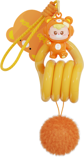 Коллекционная фигурка с кольцом Tangle x diudiu baby Abebe Bear Blind Box (HWTANGLEDDP01) - изображение 13