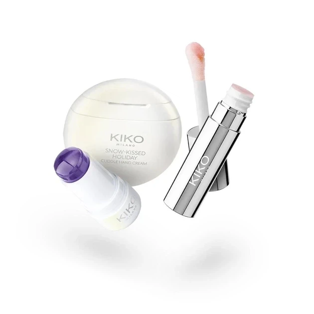 Подарунковий набір догляд KIKO MILANO Snow-Kissed Holiday Mountain Mates Skincare Set - Фото 2 Подарунковий набір догляд KIKO MILANO Snow-Kissed Holiday Mountain Mates Skincare Set - зображення 2