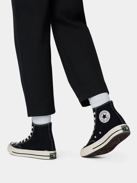 Кеды высокие CONVERSE 6670670 Чёрный 45 CA347 - изображение 7
