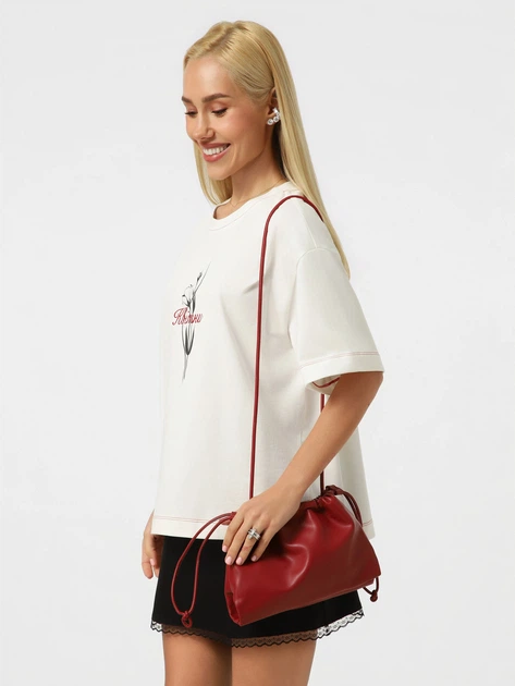 Сумка INTERTOP x KVITKOVA 10871696 Бордовый One Size INT48 - Фото 7 Сумка INTERTOP x KVITKOVA 10871696 Бордовый One Size INT48 - изображение 7
