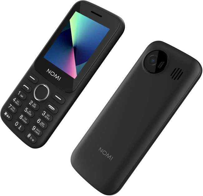Мобильный телефон Nomi i2415 DualSim Black (Nomi i2415 Black) - Фото 2 Мобильный телефон Nomi i2415 DualSim Black (Nomi i2415 Black) - изображение 2