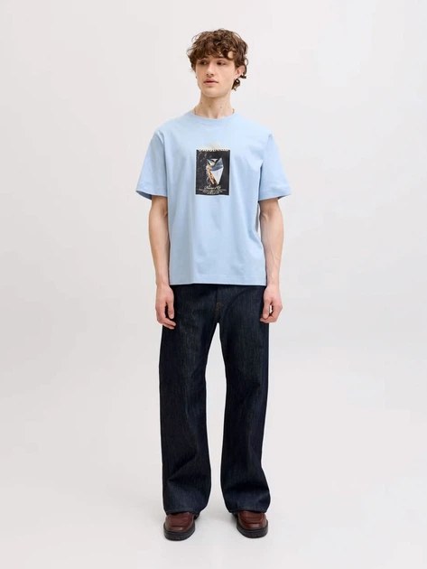 Футболка JACK & JONES 10997089 Голубой S JNJ908 - Фото 3 Футболка JACK & JONES 10997089 Голубой S JNJ908 - изображение 3