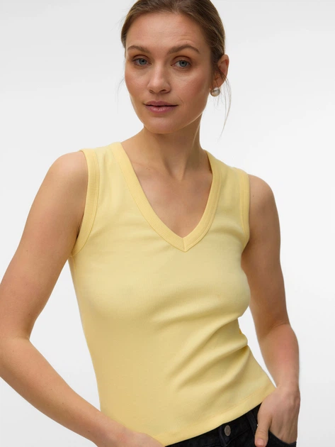 Майка Vero Moda 11264307 Жёлтый L VMW767 - Фото 1 Майка Vero Moda 11264307 Жёлтый L VMW767 - изображение 1