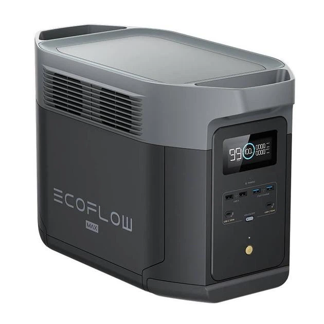 Зарядна станція ECOFLOW Delta 2 MAX EU 2400 Вт / 4800 Вт/ 2048 Вт-год / EU / Євро - Фото 5 Зарядна станція ECOFLOW Delta 2 MAX EU 2400 Вт / 4800 Вт/ 2048 Вт-год / EU / Євро - изображение 5