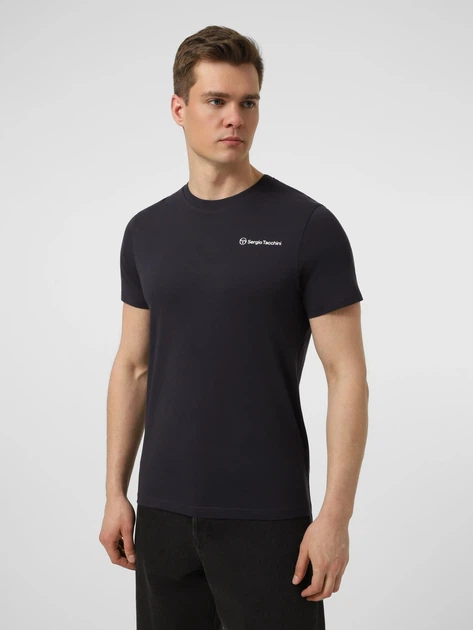 Футболка Sergio Tacchini 10794711 Тёмно-синий L 2T43 - Фото 1 Футболка Sergio Tacchini 10794711 Тёмно-синий L 2T43 - изображение 1