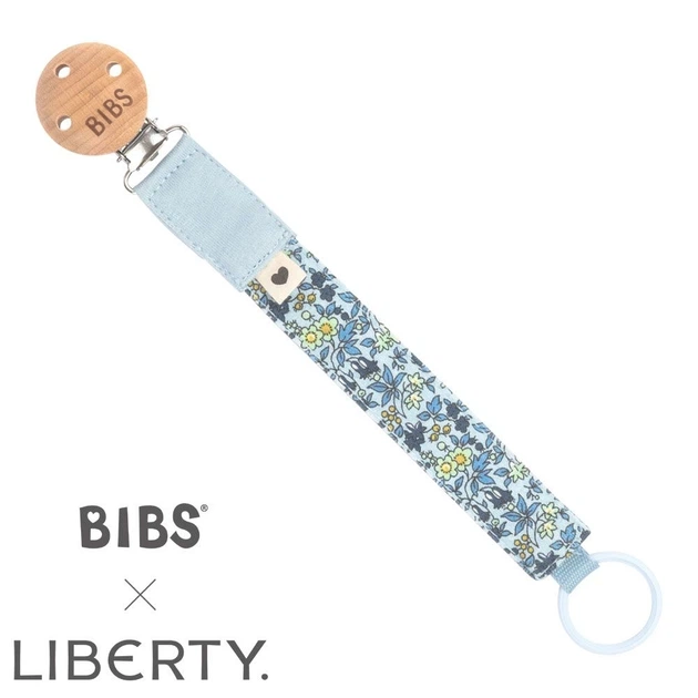 Тримач для пустушки BIBS Pacifier Clip – Chamomile Lawn Blue - Фото 3 Тримач для пустушки BIBS Pacifier Clip – Chamomile Lawn Blue - изображение 3