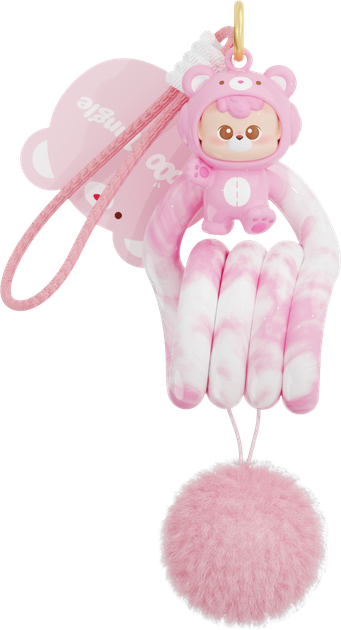 Коллекционная фигурка с кольцом Tangle x diudiu baby Abebe Bear Blind Box (HWTANGLEDDP01) - изображение 7