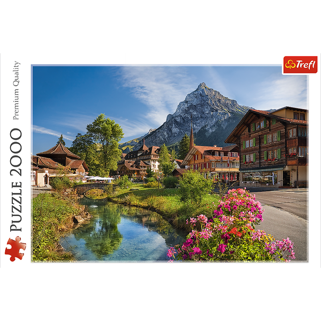 Puzzle Trefl Alpy latem 2000 elementów (27089) - obraz 3