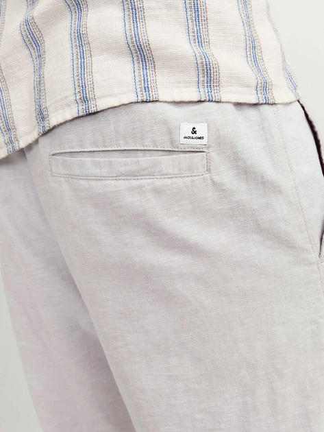 Повседневные штаны JACK & JONES 10995891 Молочный L JNJ869 - изображение 4
