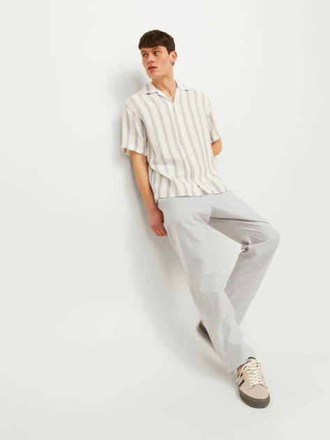 Повседневные штаны JACK & JONES 10995891 Молочный L JNJ869 - изображение 6