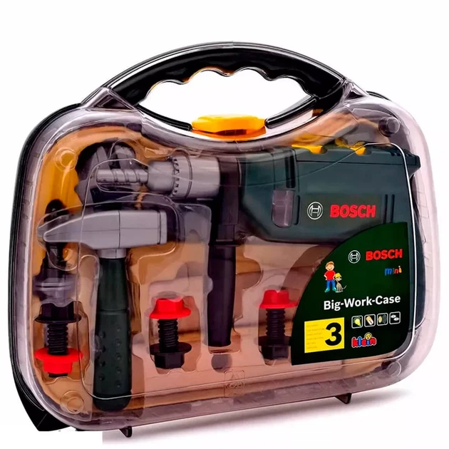 Игровой набор Bosch Mini Theo Klein Ящик с инструментами большой (8416) 8416 - Фото 11 Игровой набор Bosch Mini Theo Klein Ящик с инструментами большой (8416) 8416 - изображение 11