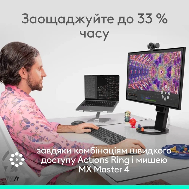 Мышь беспроводная Logitech MX Master 4 Graphite (910-007562) - изображение 4