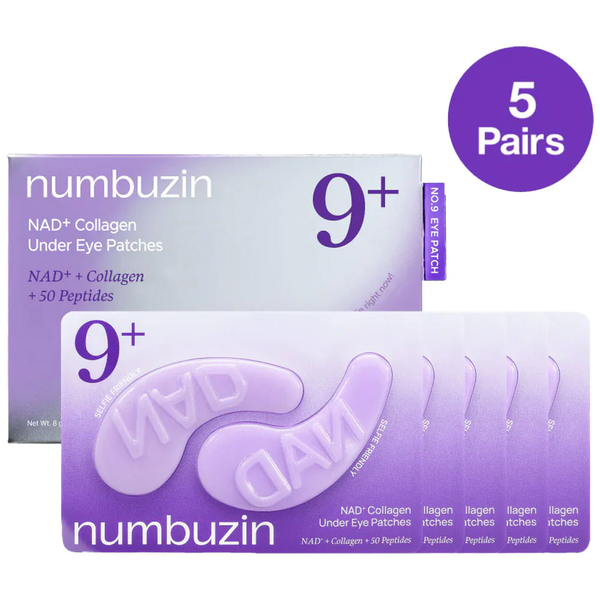 Патчи Numbuzin No.9 NAD+ Collagen Under Eye Patches для кожи под глазами с коллагеном и пептидами 5 пар - Фото 4 Патчи Numbuzin No.9 NAD+ Collagen Under Eye Patches для кожи под глазами с коллагеном и пептидами 5 пар - изображение 4