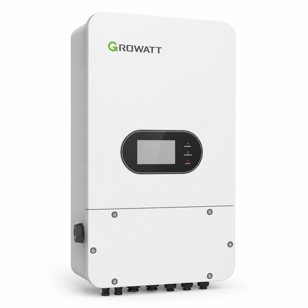 Гібридний інвертор Growatt SPM 3600TL-HU 3600 Вт 48 В 1-фазний 2 MPPT UPS IP65 White - зображення 3