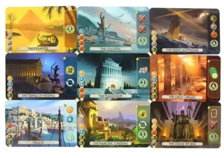 Настільна гра 7 Wonders Duel (7 Чудес: Дуель) французькою мовою для 2 гравців - Фото 4 Настільна гра 7 Wonders Duel (7 Чудес: Дуель) французькою мовою для 2 гравців - зображення 4