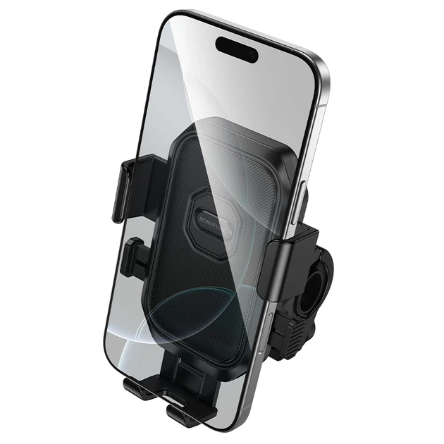 Велодержатель для телефона на руль BOROFONE BH141 Camino Riding Holder Черный - изображение 5