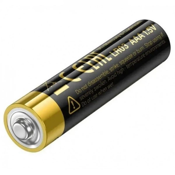 Набор мизинчиковых алкалиновых батареек HOCO JA2 High Energy Alkaline Battery AAA LR03 1.5V 10 шт Черная - изображение 2